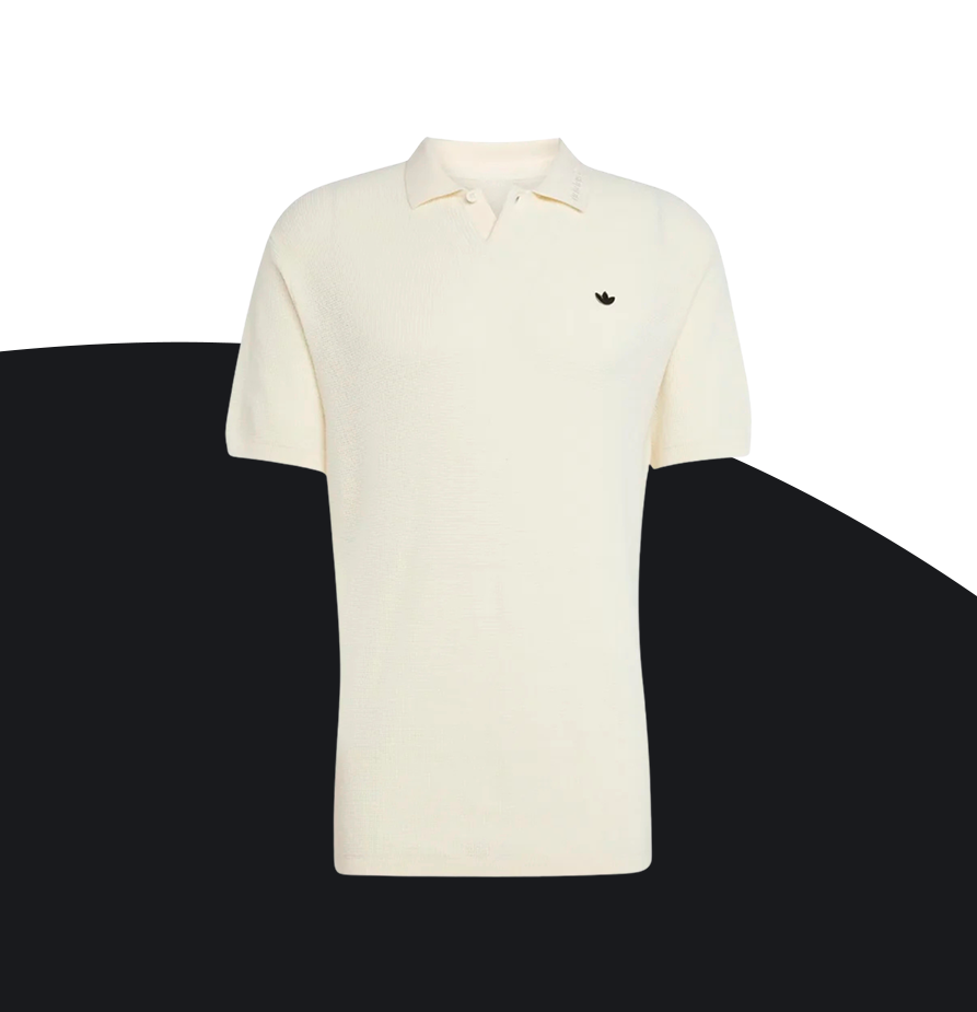 Polo Adidas Premium Cream White