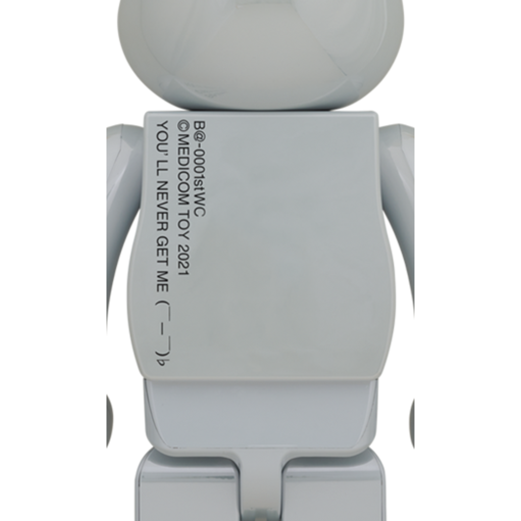 BE@RBRICK 1ST MODEL WHITE CHROME 4530956593937 Sneakers Originais