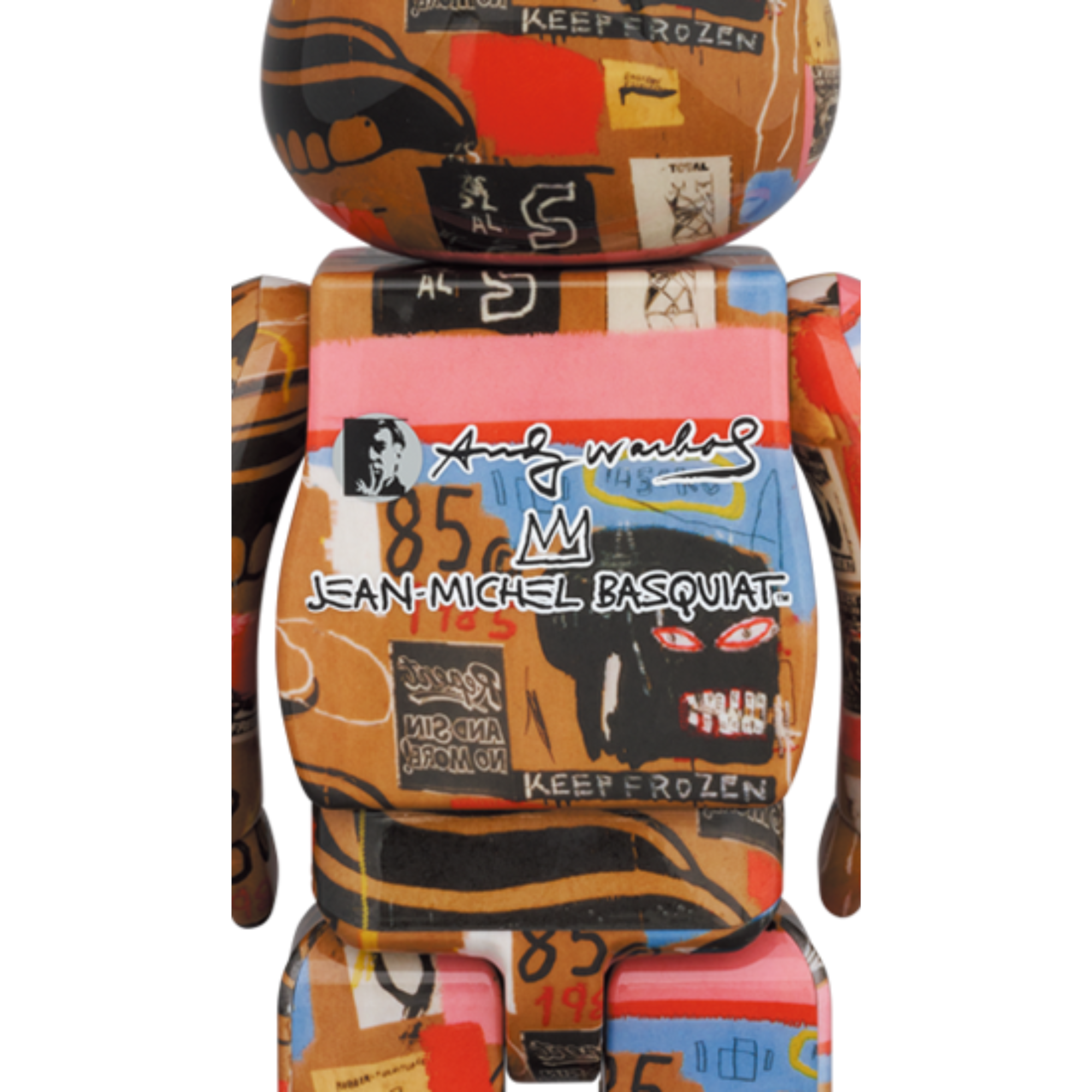 BE@RBRICK Warhol × Basquiat “New Flame” – arte urbana colaborativa