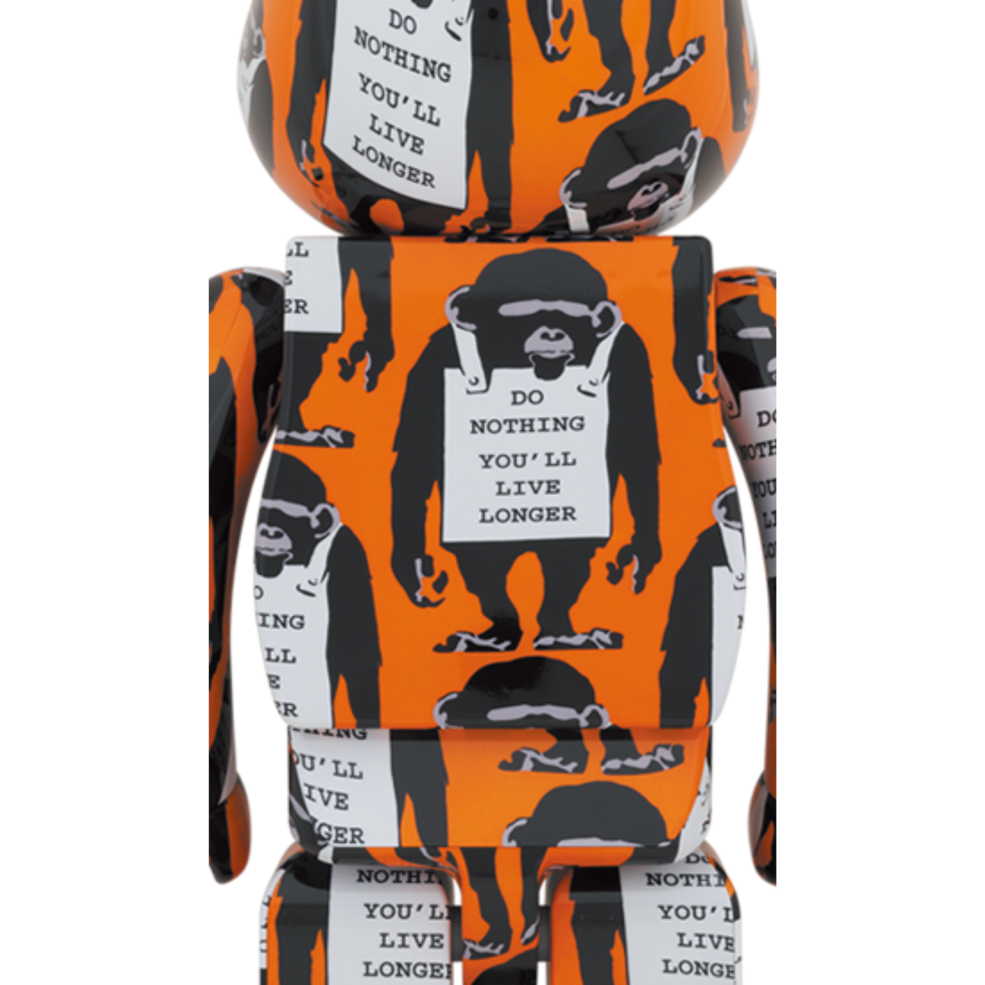 BE@RBRICK Monkey Sign – arte com atitude urbana gigante, somente