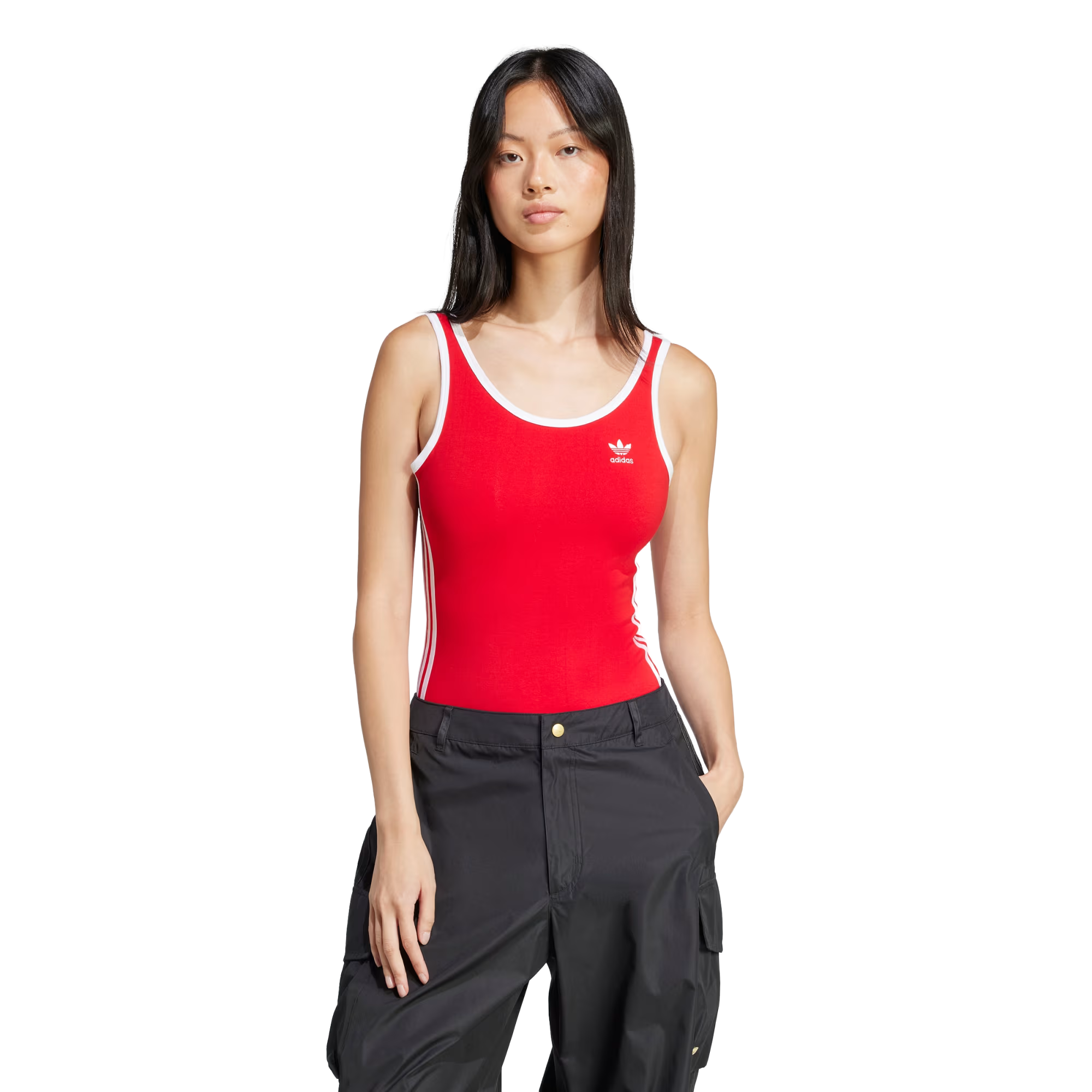 Body Adidas Top 3S Vermelho XS-L |JD4632