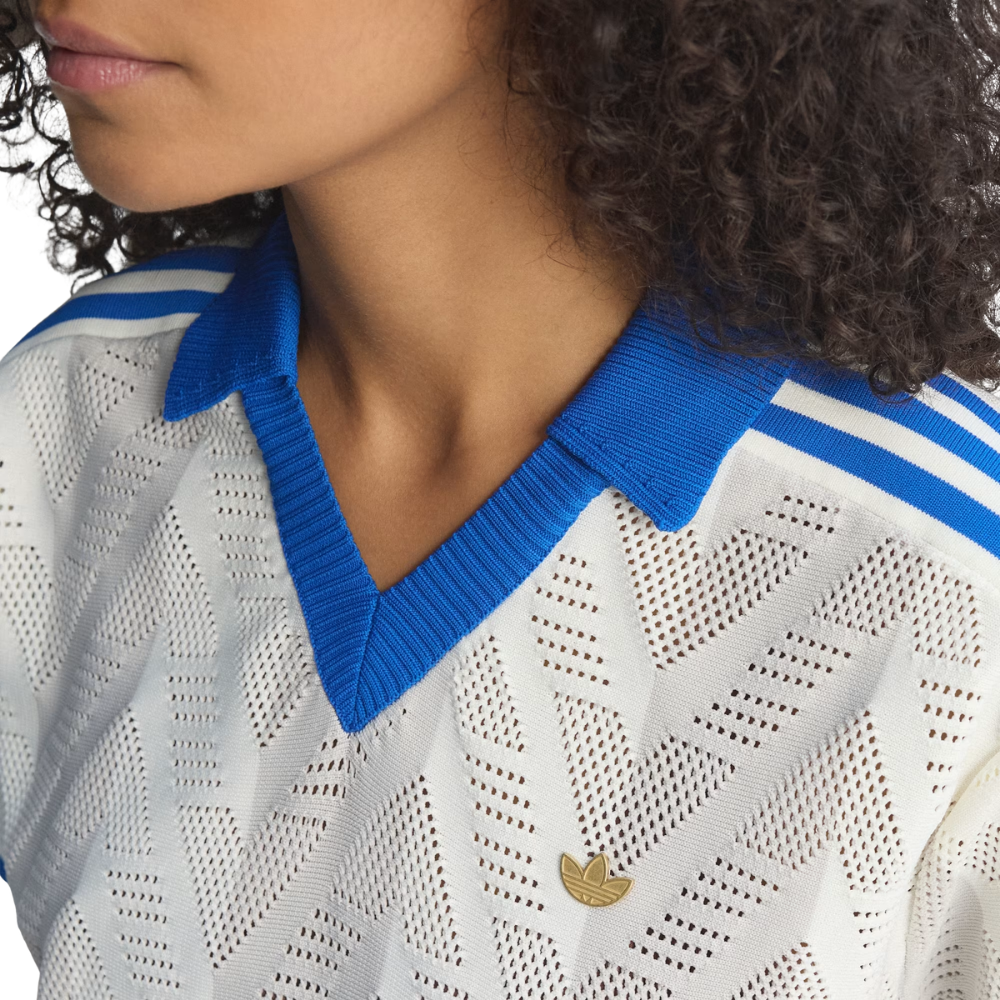 Camisa Adidas SS Polo T 'OWHITE/CHAPEA' KC6539 Sneakers Originais