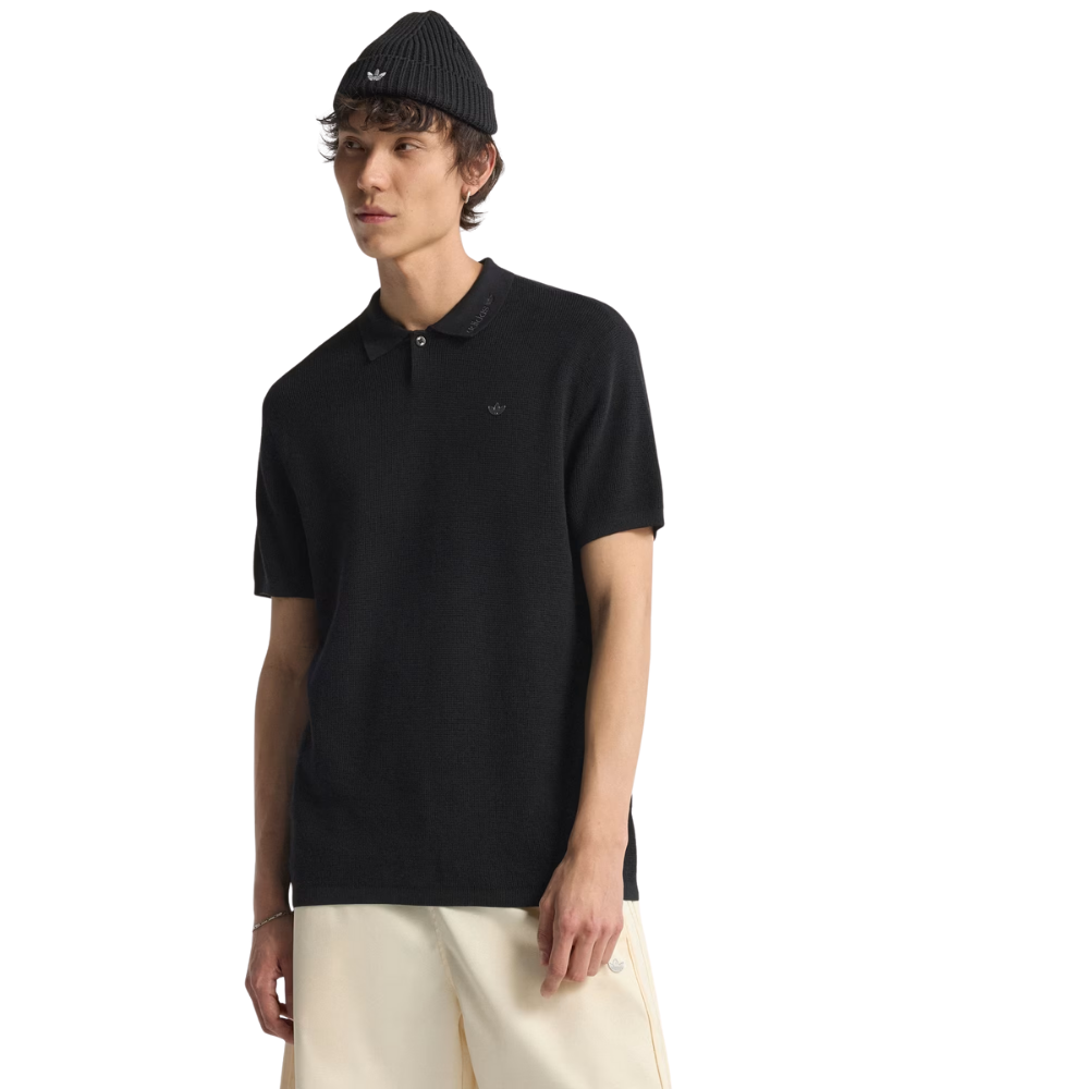 Camisa Polo Adidas Premium 'Black' Masculino JV7597 Sneakers