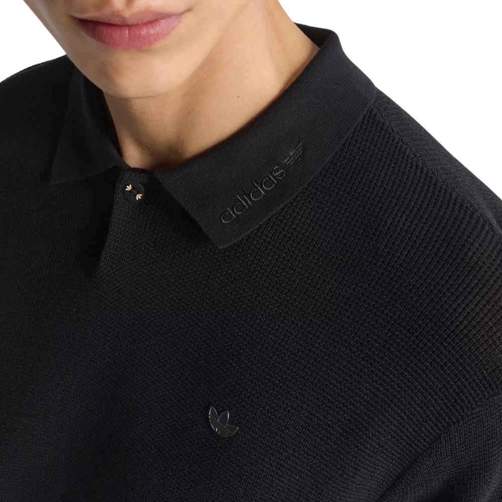 Camisa Polo Adidas Premium 'Black' Masculino JV7597 Sneakers