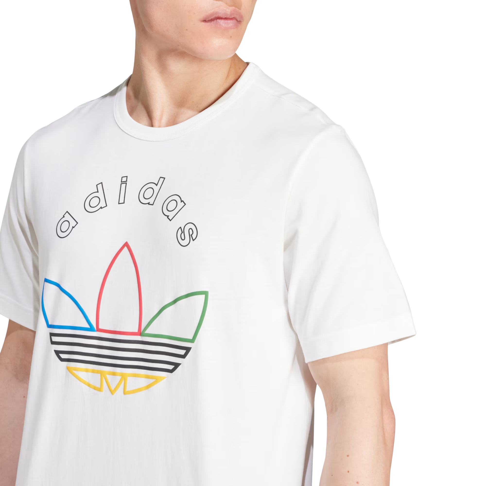 Camiseta Adidas GRFX Logo Branca Masculina |IW3237 Sneakers