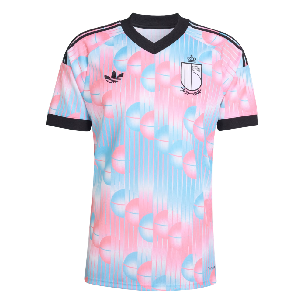 メル42346 Camiseta Adidas II Belgica 26 'FROZEN BLUE/BLACK' JM8386 Sneakers
