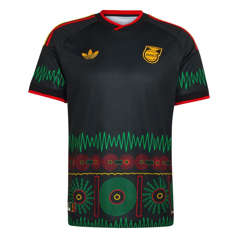 Camiseta Adidas II Jamaica 26 X Bob Marley 'BLACK' Masculina