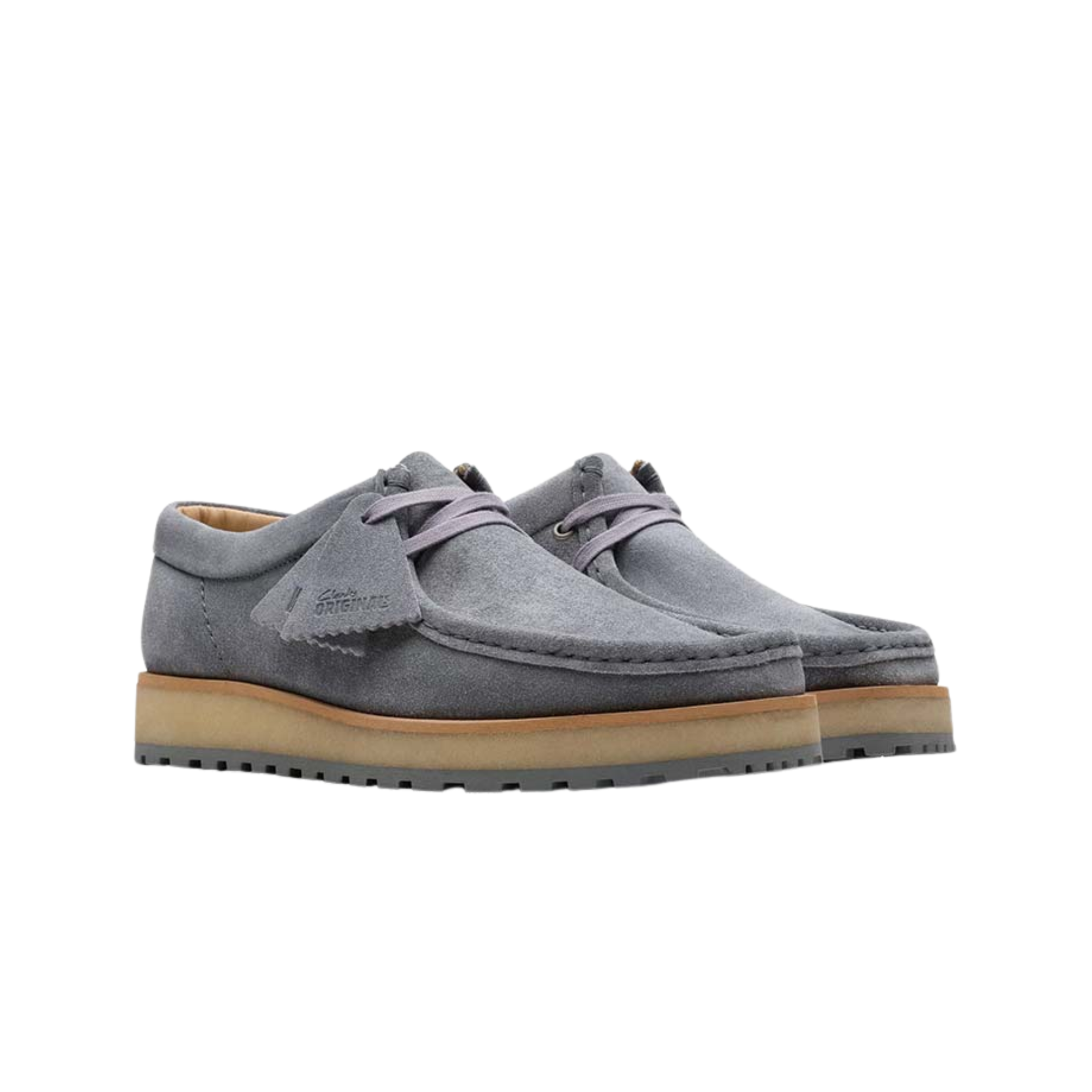 Clarks originals Walla Scout Lo Grey Suede Masculino |26180628
