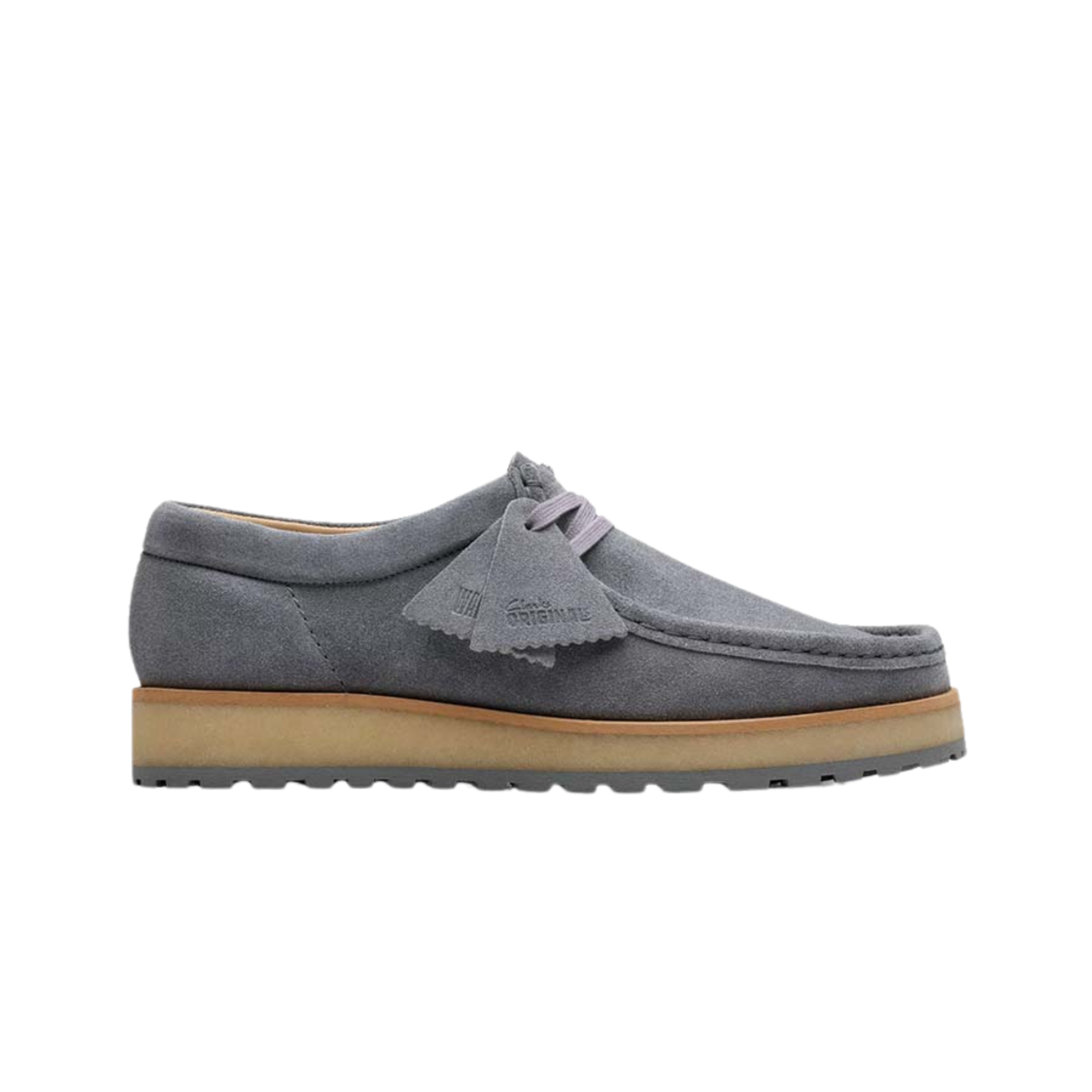 Clarks originals Walla Scout Lo Grey Suede Masculino |26180628