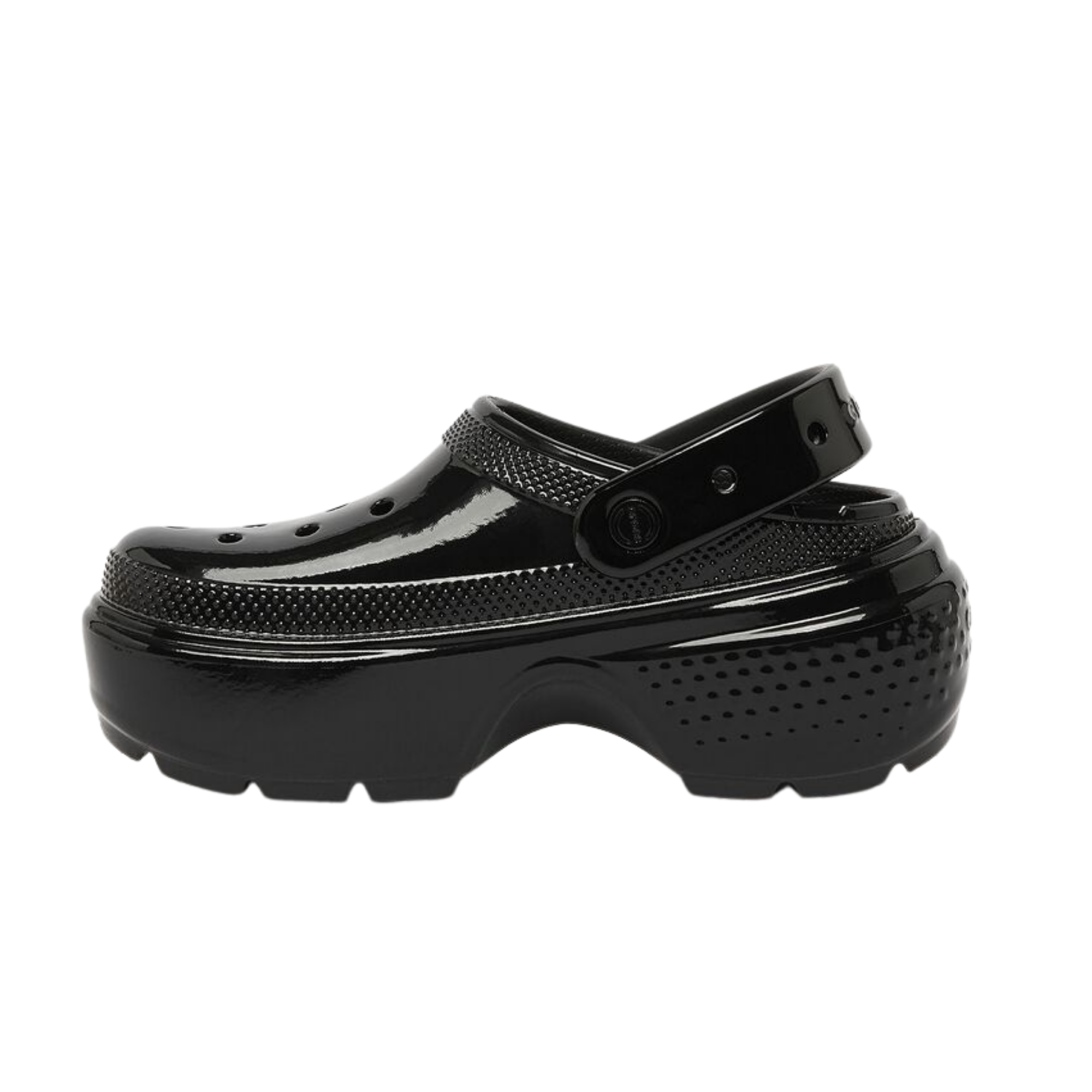 Crocs Stomp High Shine Clog Preto Feminino |209568-001