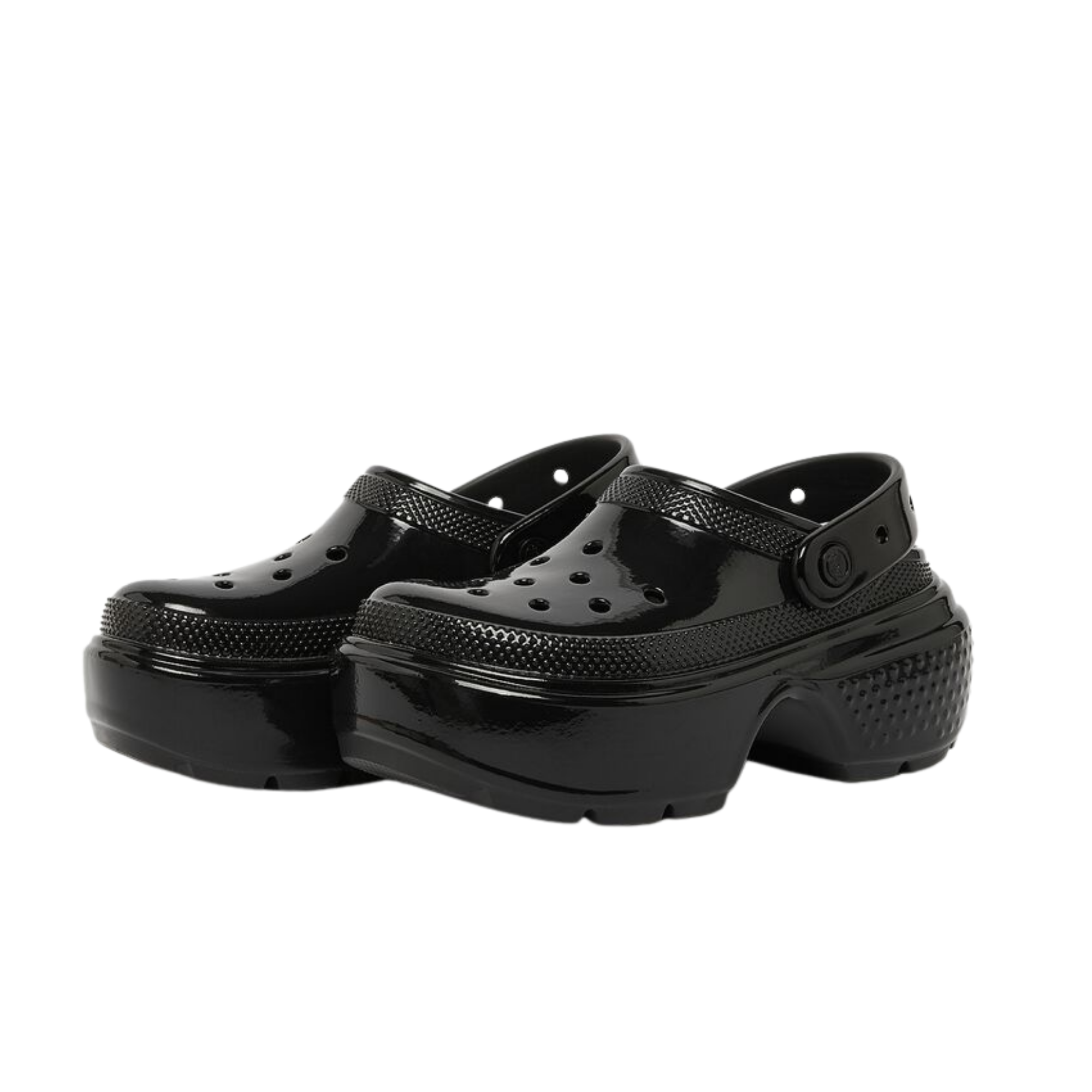 Crocs Stomp High Shine Clog Preto Feminino |209568-001