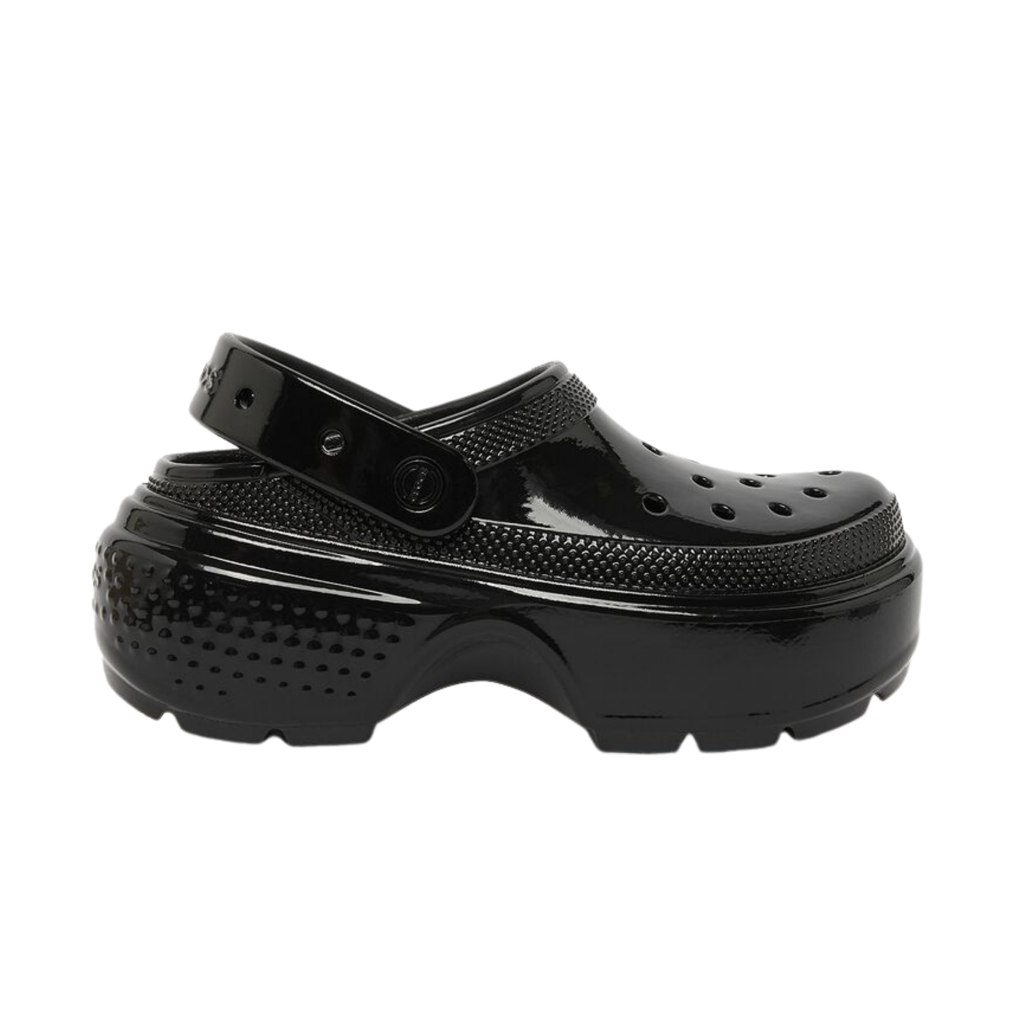 Crocs Stomp High Shine Clog Preto Feminino |209568-001