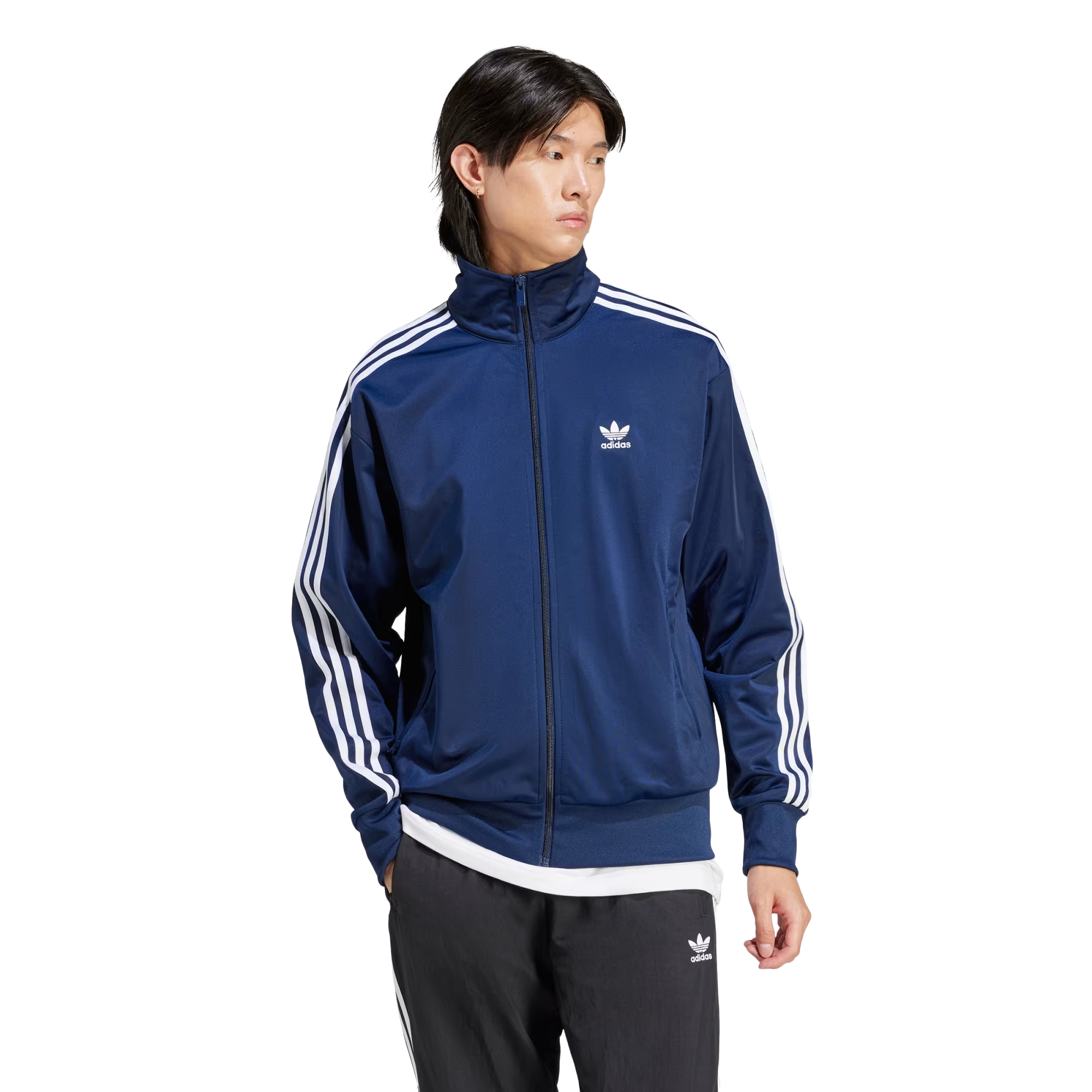 Jaqueta Adidas Adicolor Firebird Track Azul Masculina |IR9893