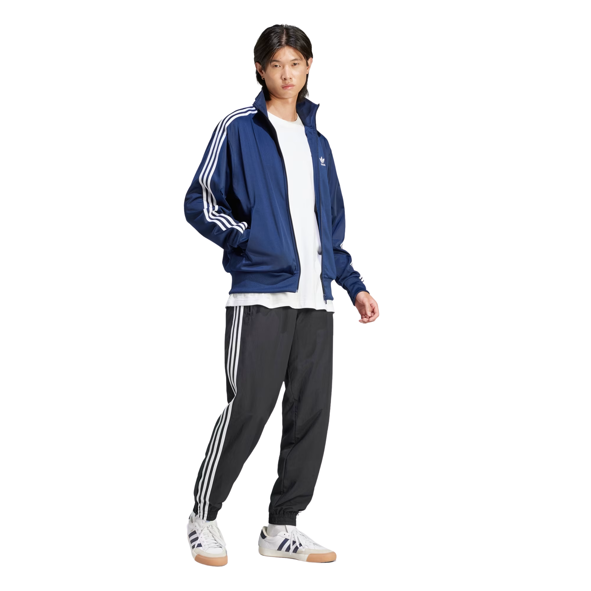 Jaqueta Adidas Adicolor Firebird Track Azul Masculina |IR9893
