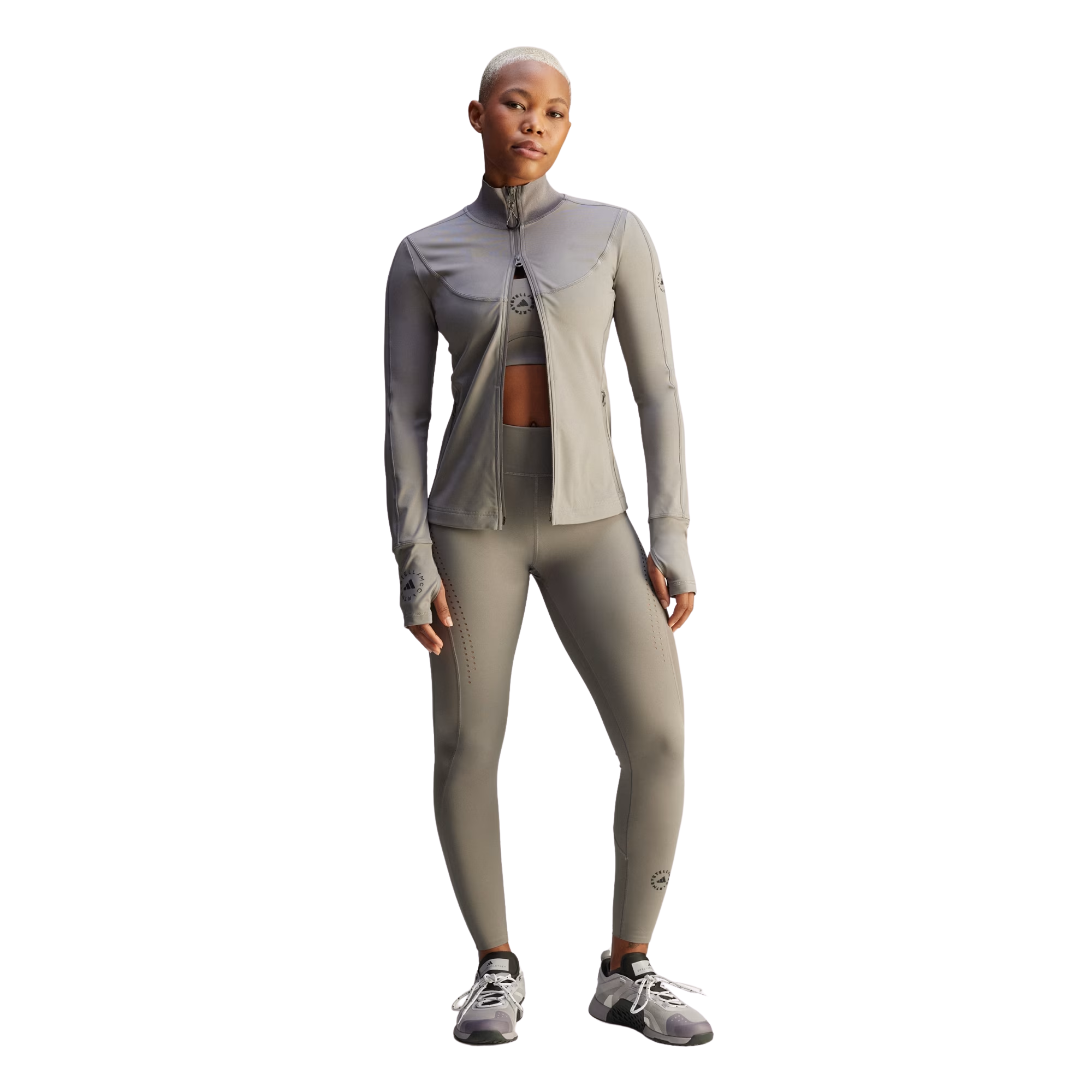 Jaqueta Adidas by Stella McCartney Cinza Feminino |JJ0125