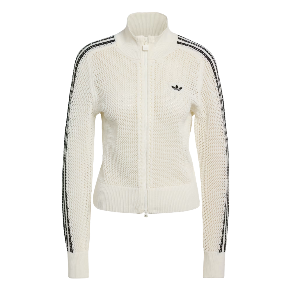 Jaqueta Adidas Crochet TT 'OWHITE' KC6496 Sneakers Originais Sunika