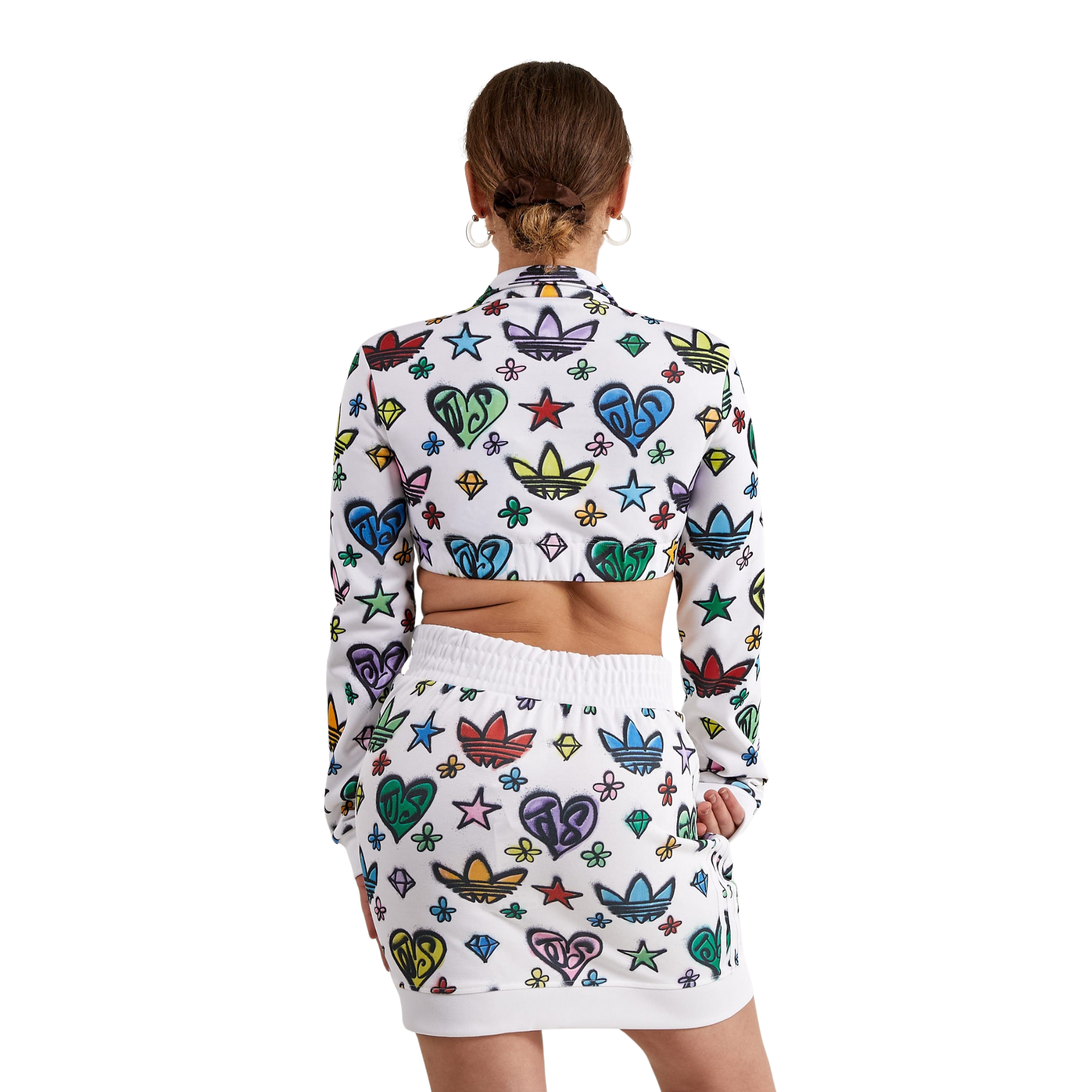 Jaqueta Adidas x Jeremy Scott Crop Feminina |HL6475