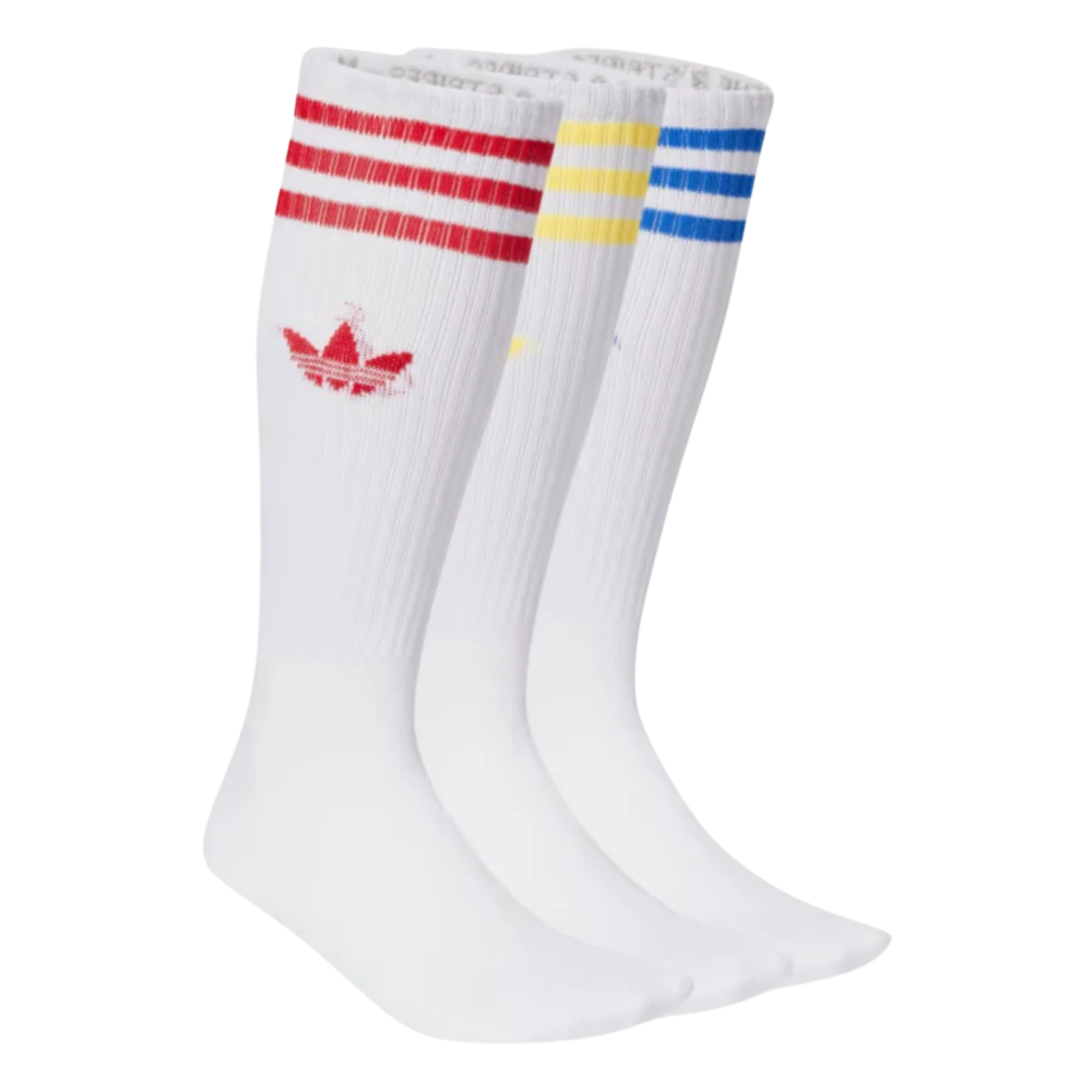 Meia Adidas 3 Stripes Cano Alto 3P S-L |IX7504