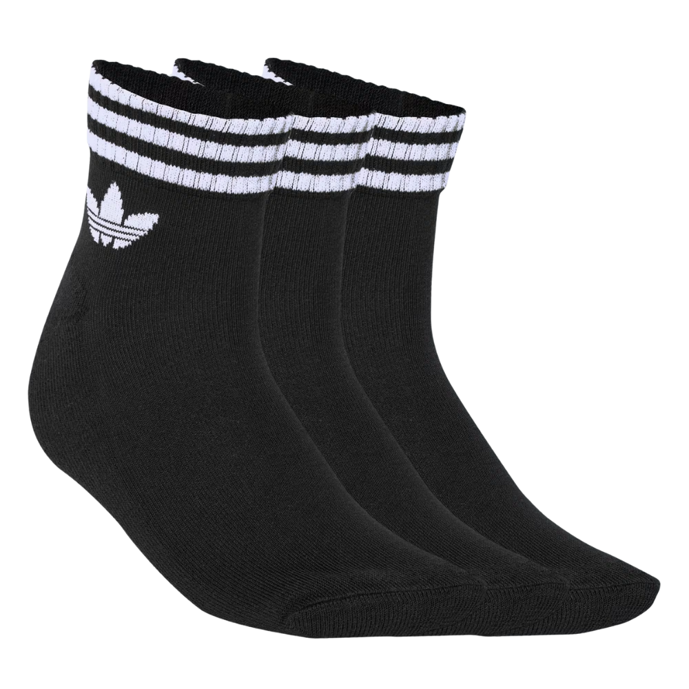 Meia Adidas Tref Ank 3P Preta |JV7436 Sneakers Originais Sunika