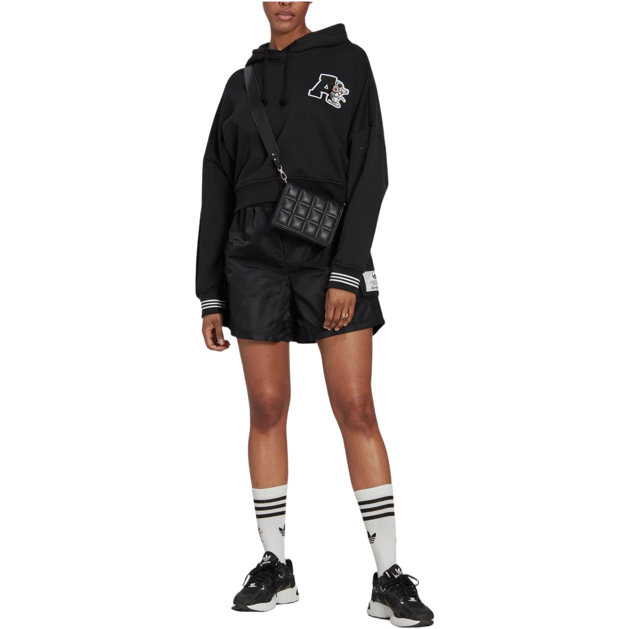 Moletinho Adidas x Disney Mickey Preto Feminino |HL9054