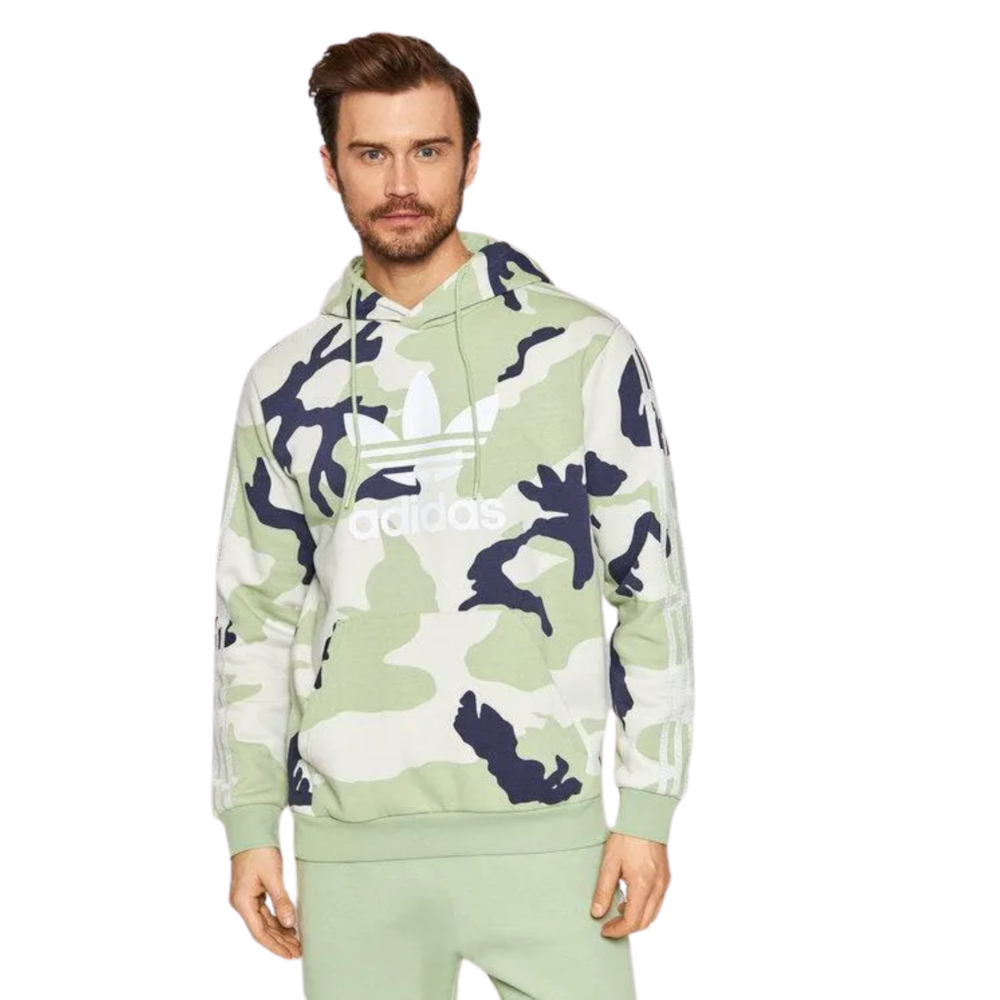 Moletom Adidas Camo Verde Masculino |HF4886