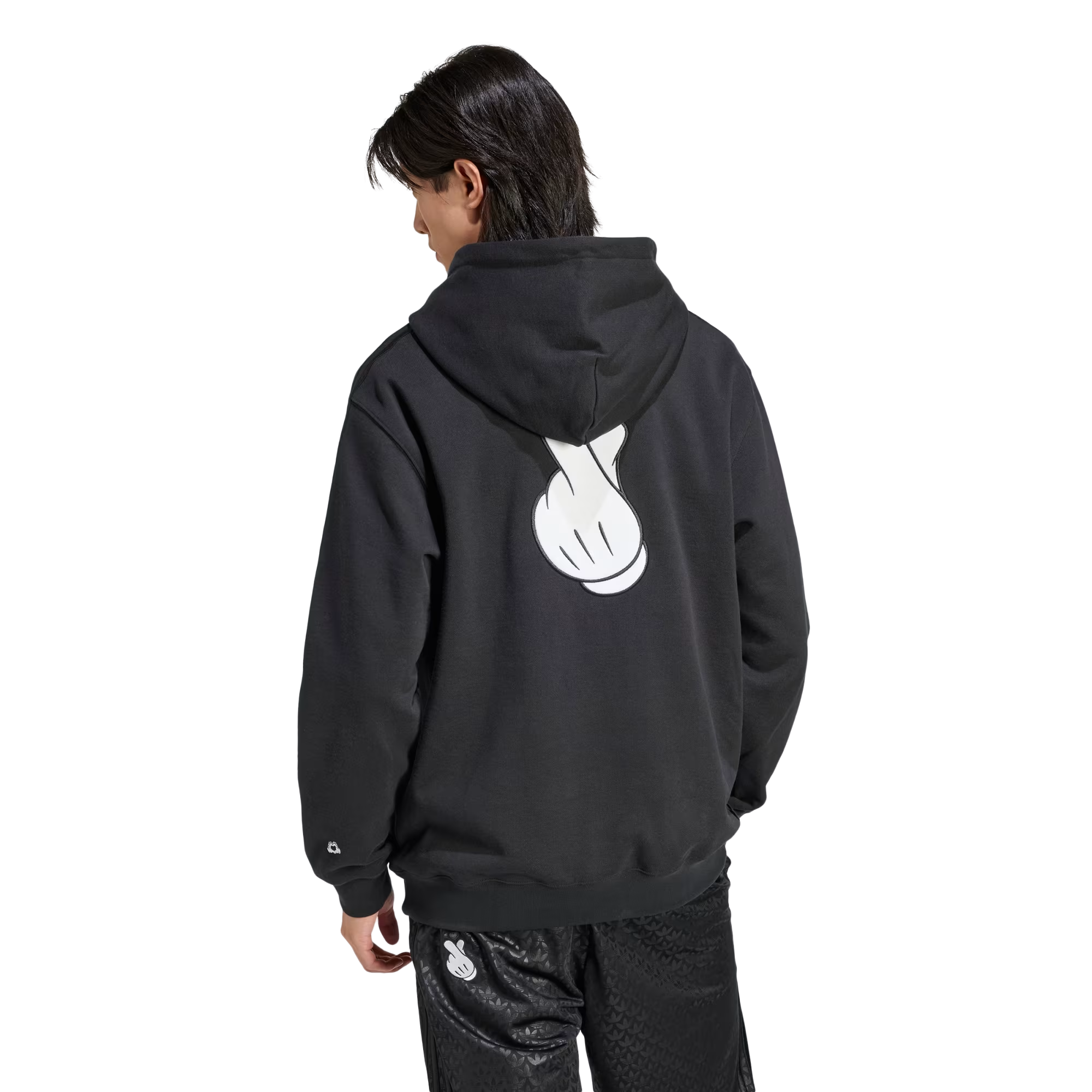 Moletom Adidas x Disney Mickey Mouse Appliqué Preto |IY2274