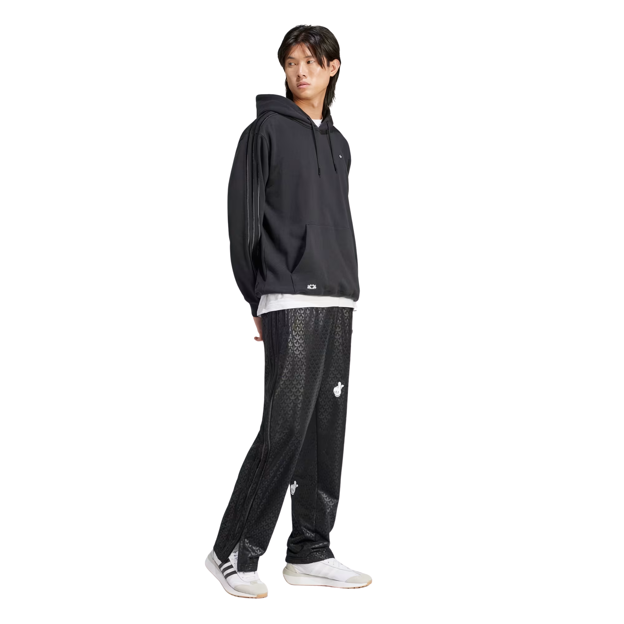 Moletom Adidas x Disney Mickey Mouse Appliqué Preto |IY2274