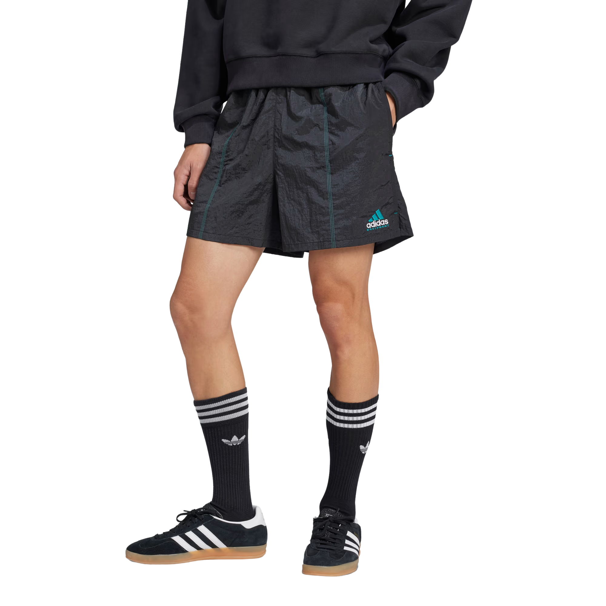 Shorts Adidas EQT Woven Preto Masculino |JL9574