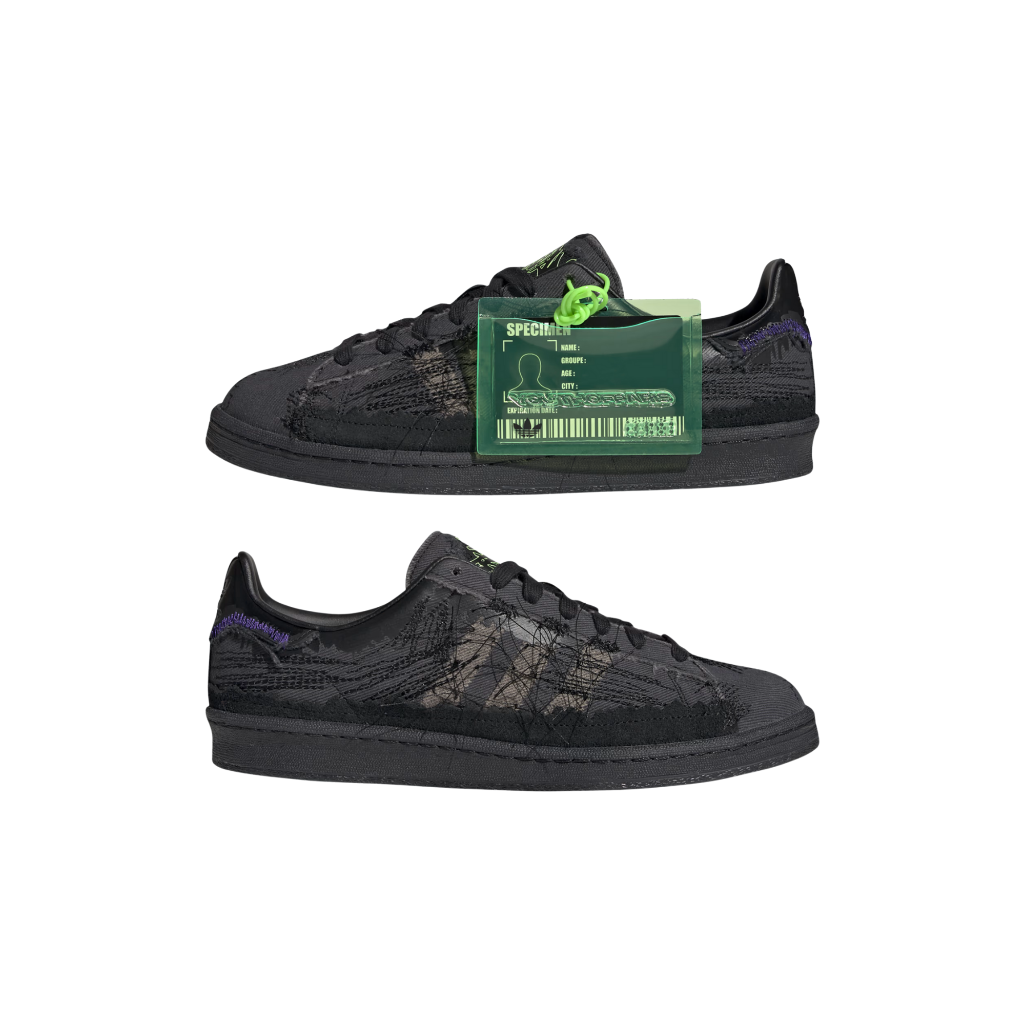 Tênis Adidas Campus 80's Youth of Paris Preto Masculino |GX8433