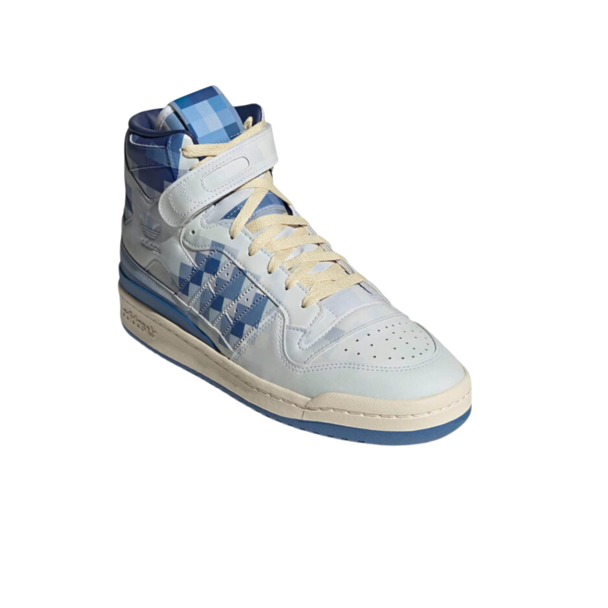 ダッフィー Tênis Adidas Forum 84 Hi Branco/Azul Masculino |ID7440