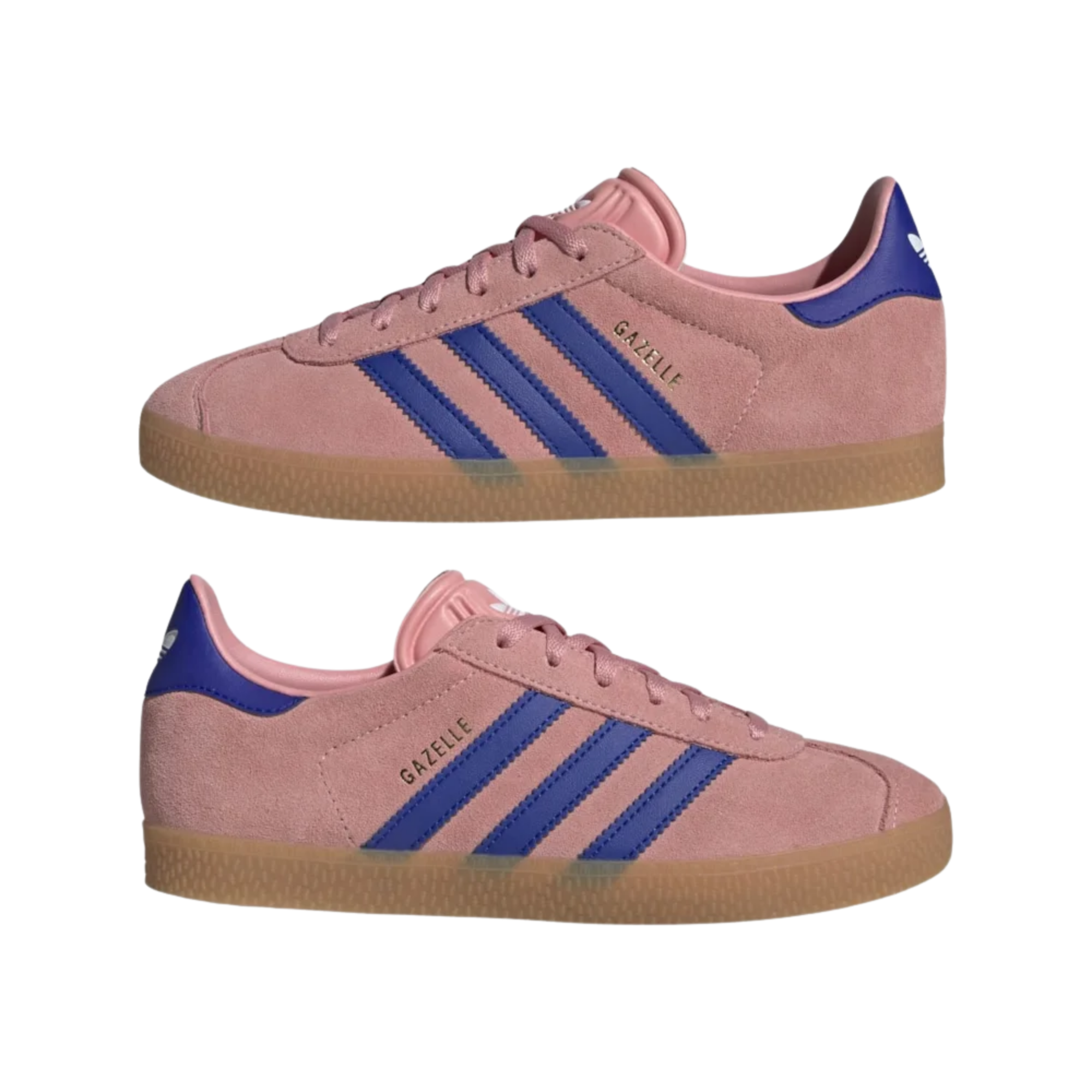 カントク 版画 ROSA Y AZUL Tenis Adidas Gazelle J Rosa 34-38 |IG9153 Sneakers Originais Sunika