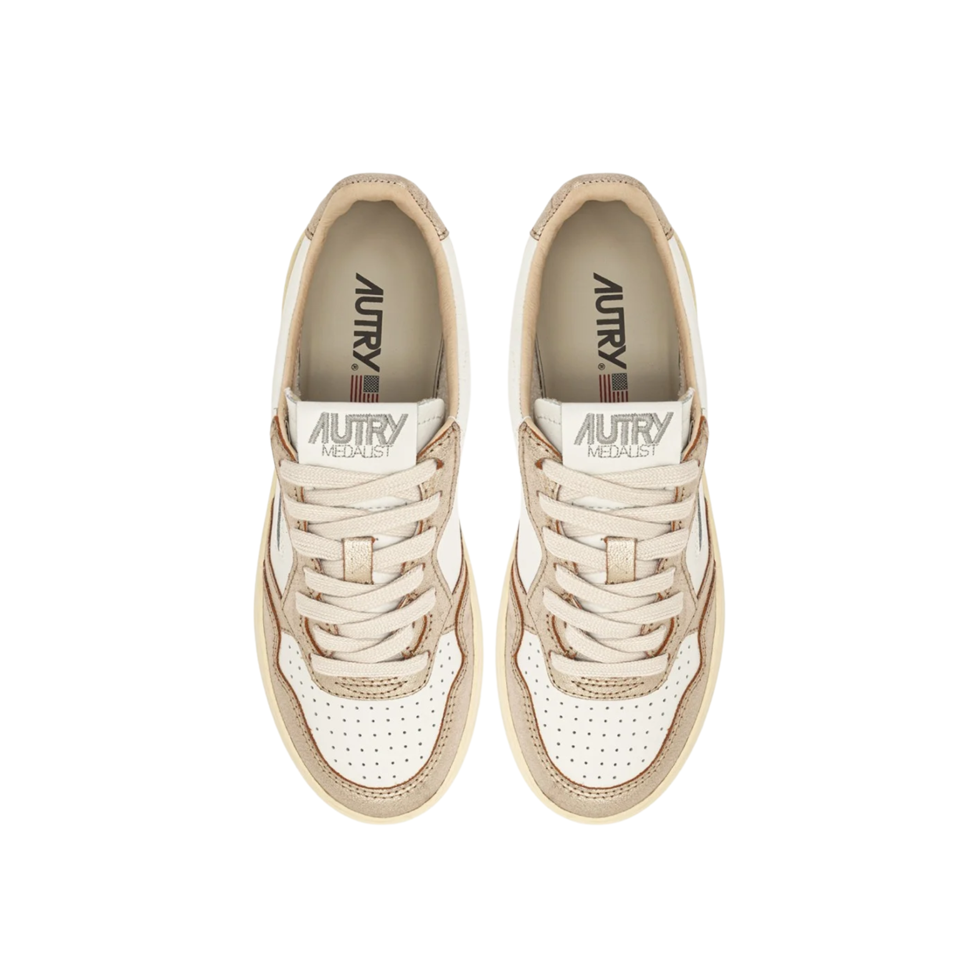Tênis Autry Medalist Low Feminino Branco WB16 – somente na Sunika!