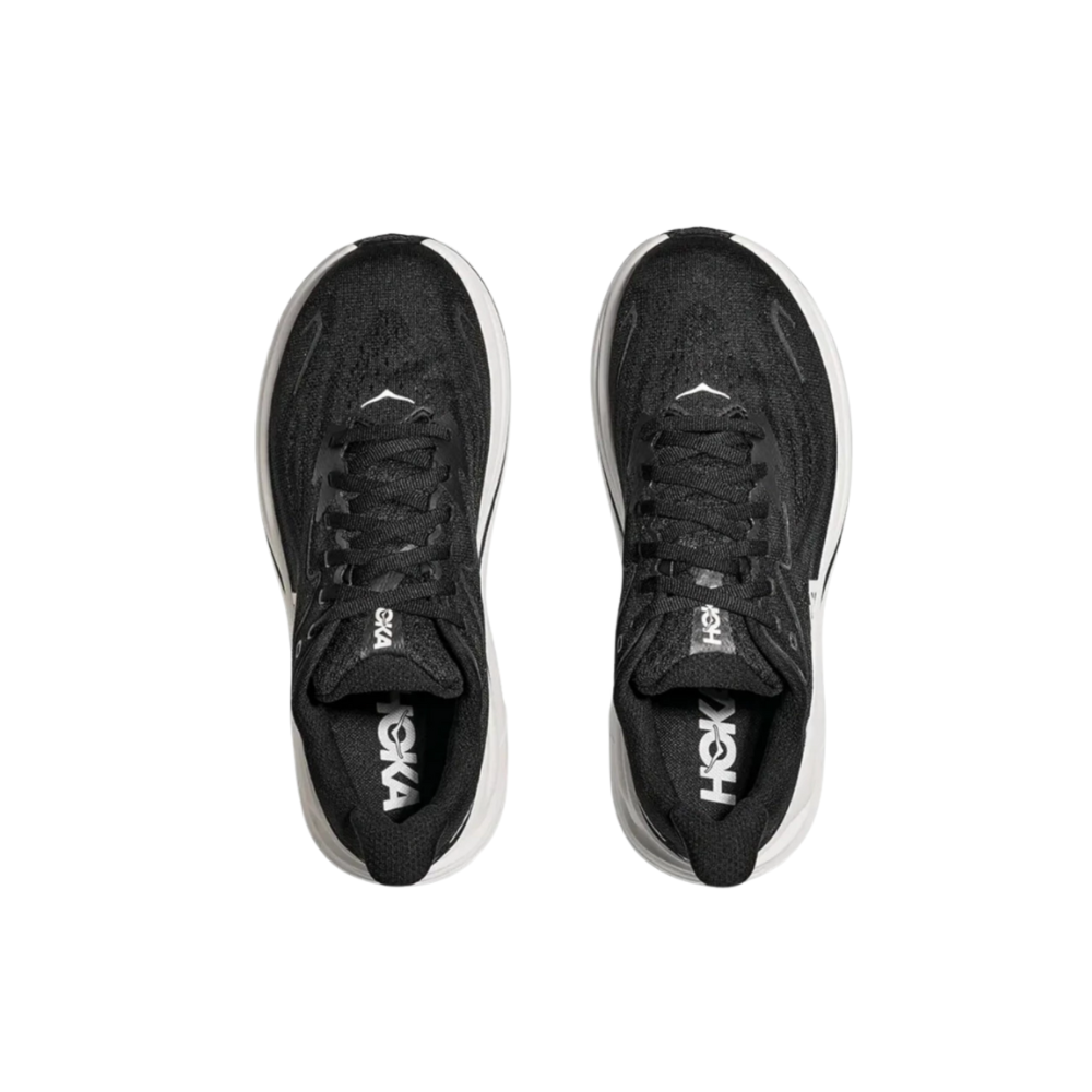 HOKA CLIFTON 10 WIDE ブラック 30.0 HOKA Clifton 10 Wide Men's Shoes Black/Black - Running Warehouse