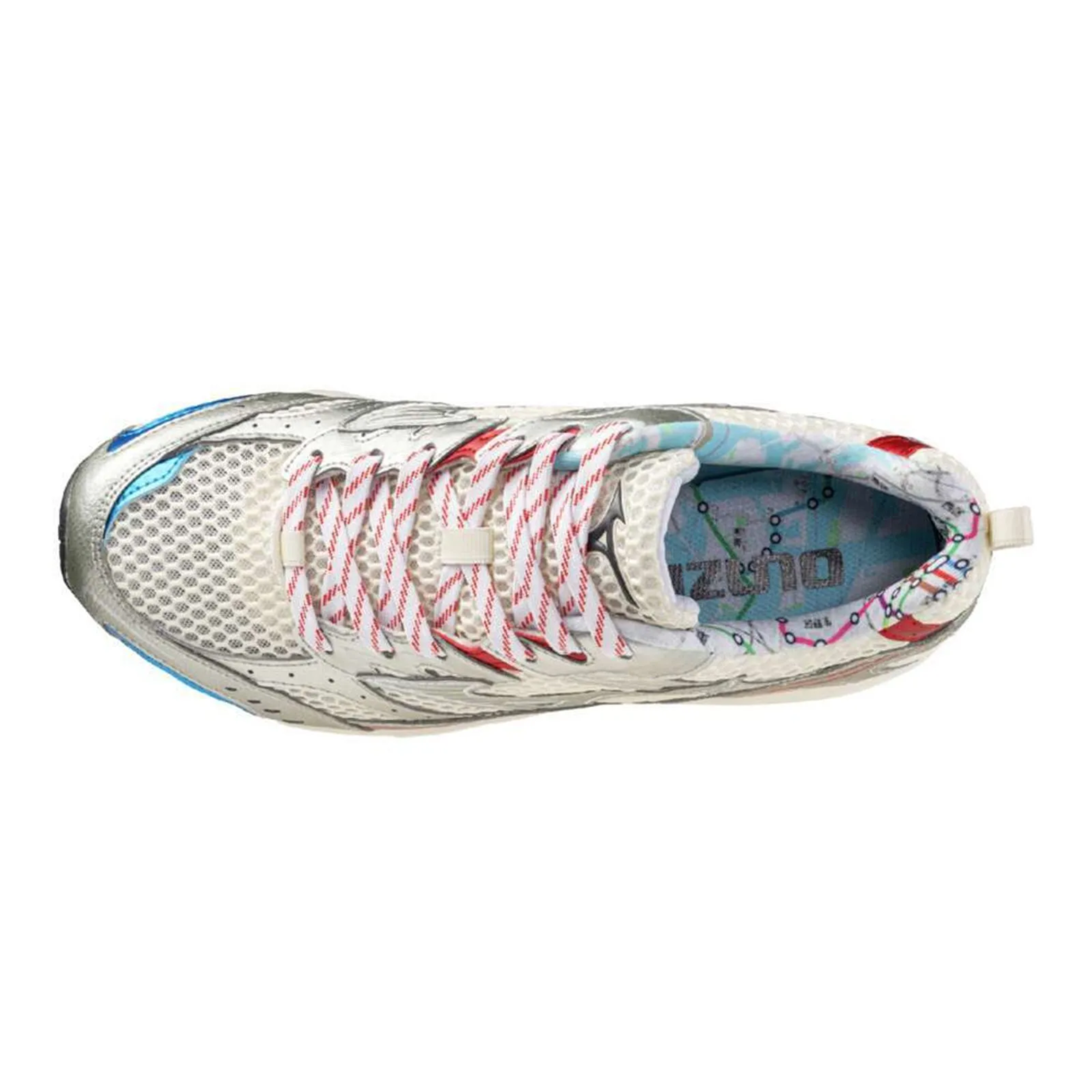 Tenis Mizuno MXR Osaka Day Prata Masculino 102312003 Sneakers