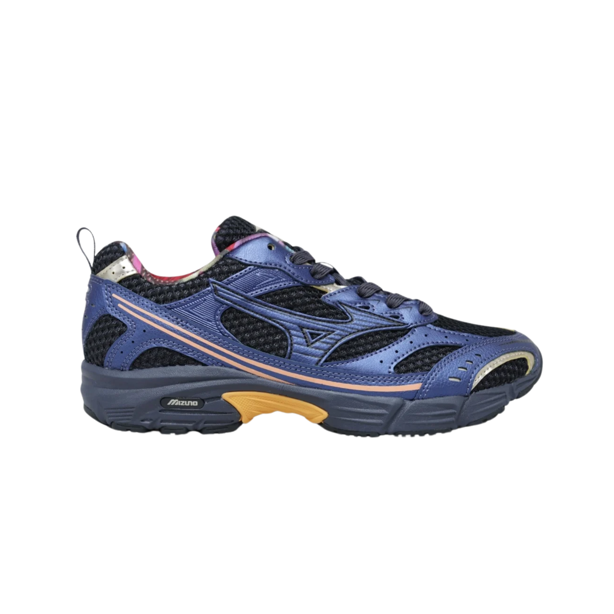 Tênis Mizuno Wave Prophecy LS Preto Azul Dourado | Sneaker