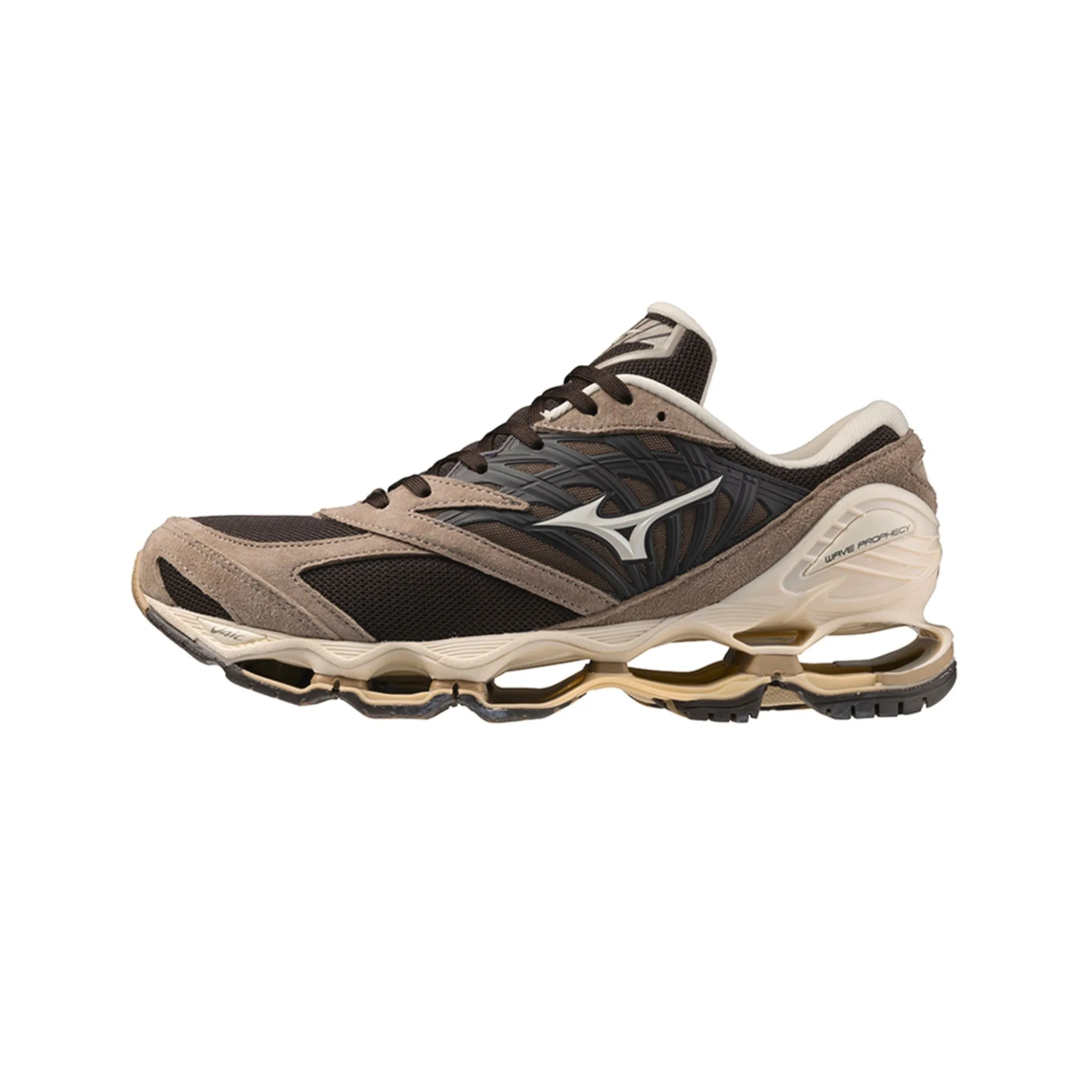 ラス1 MIZUNO WAVE PROPHECY MOCSUEDE BROWN Mizuno Wave Prophecy Moc Brown - Original São Paulo