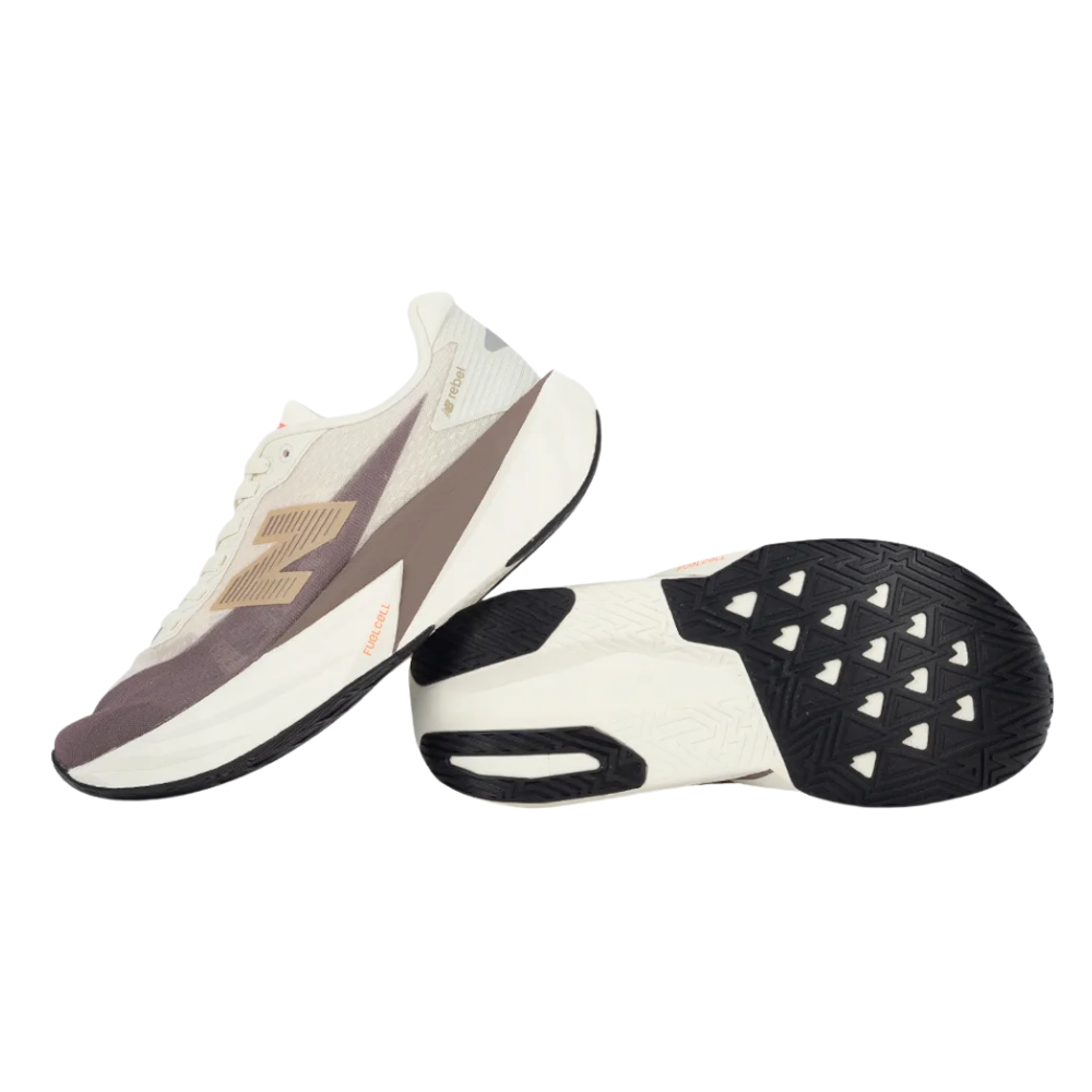 Tenis New Balance Fuelcell Rebel V5 Off White Feminino WFCXLJ5