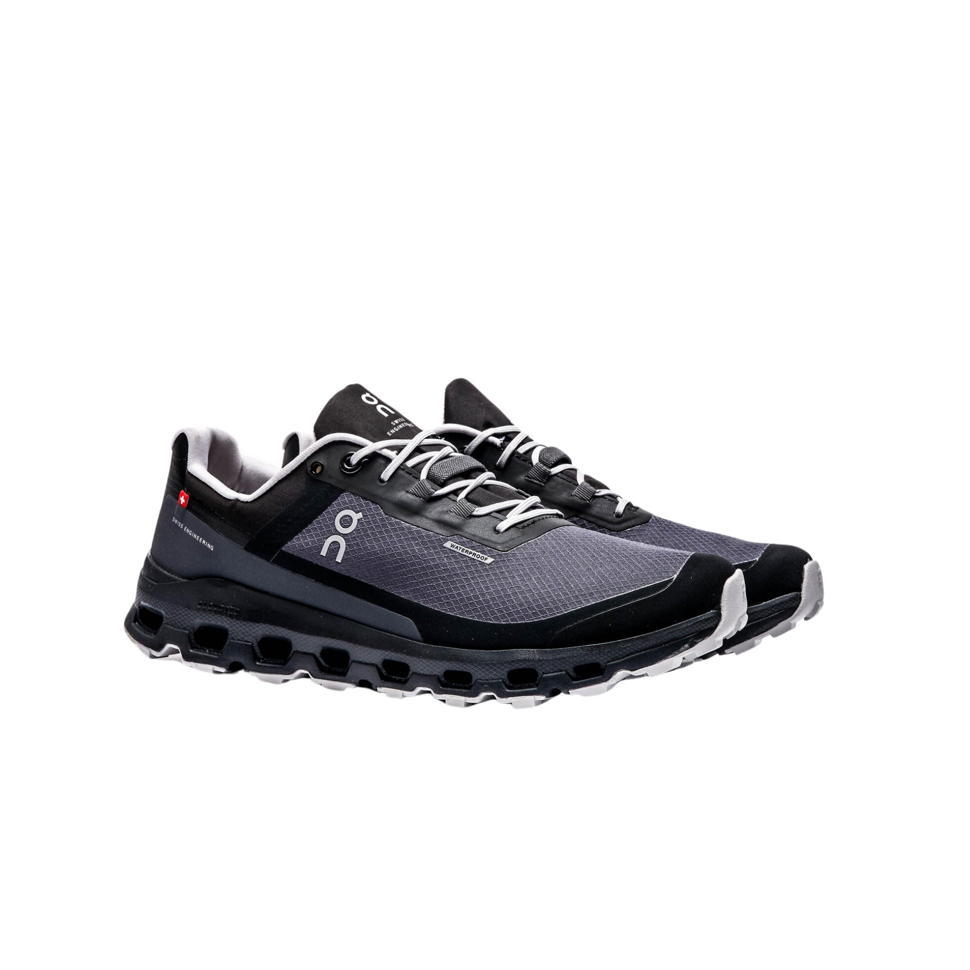 On Cloudvista Alloy Black レディース 23cm Tênis ON Cloudvista Waterproof Preto Feminino |74.98595