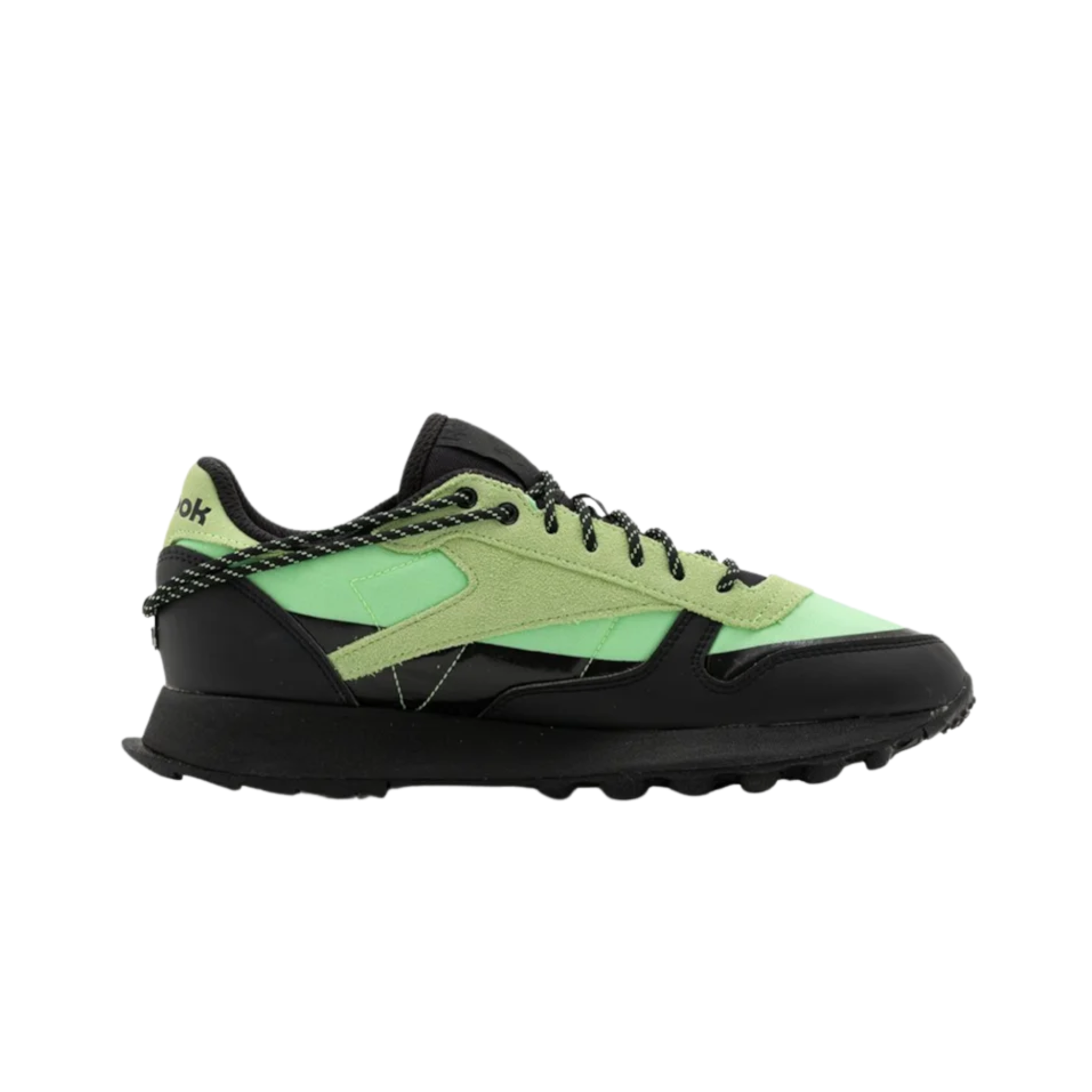 Tênis Reebok x Pleasures Classic Leather Trail Verde Masculino